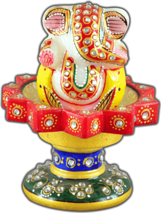 test Traditional & Marble Gifts - MG-Marble star revolving chowki