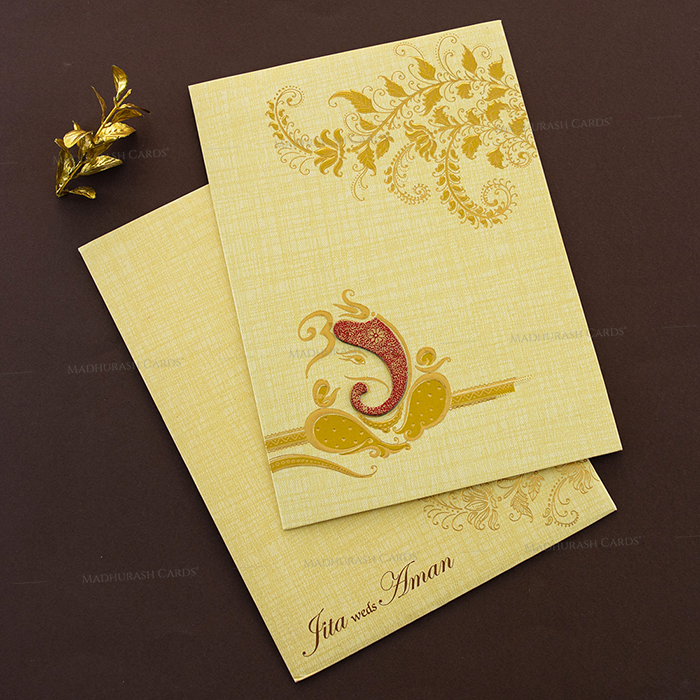 Hindu Wedding Cards - HWC-17158 - 2