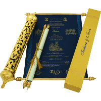 Royal Scroll Invitations - SC-6009