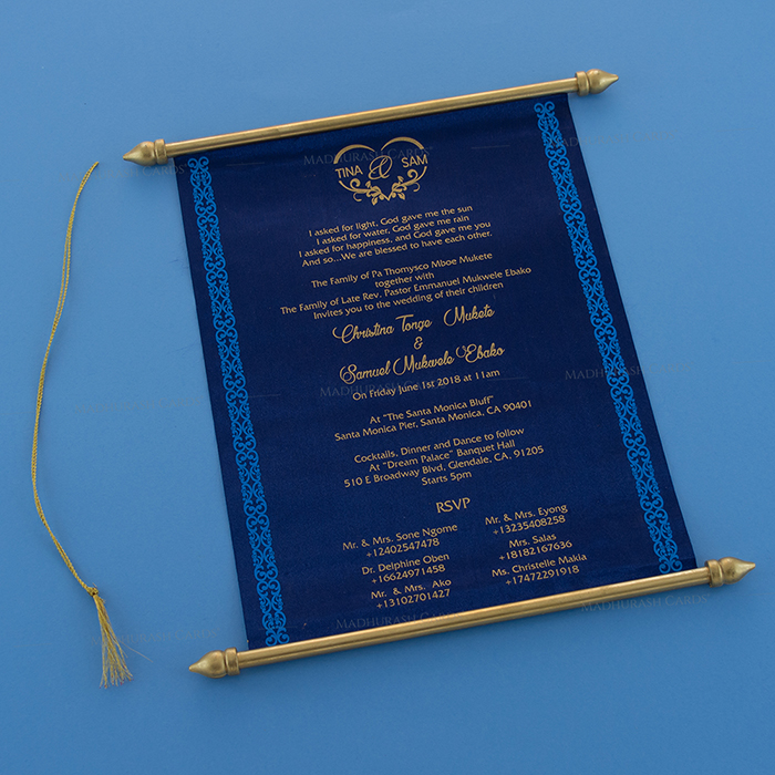 Royal Scroll Invitations - SC-6009 - 4