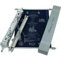 Royal Scroll Invitations - SC-6010