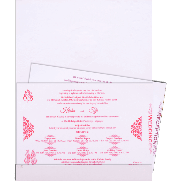 Sikh Wedding Cards - SWC-17178S - 3