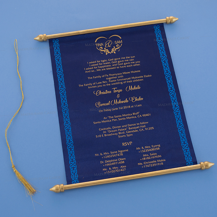 Royal Scroll Invitations - SC-6013 - 4