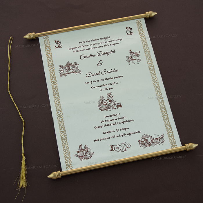 Royal Scroll Invitations - SC-6004 - 4