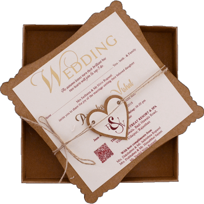 Custom Wedding Cards - CZC-9421D - 2
