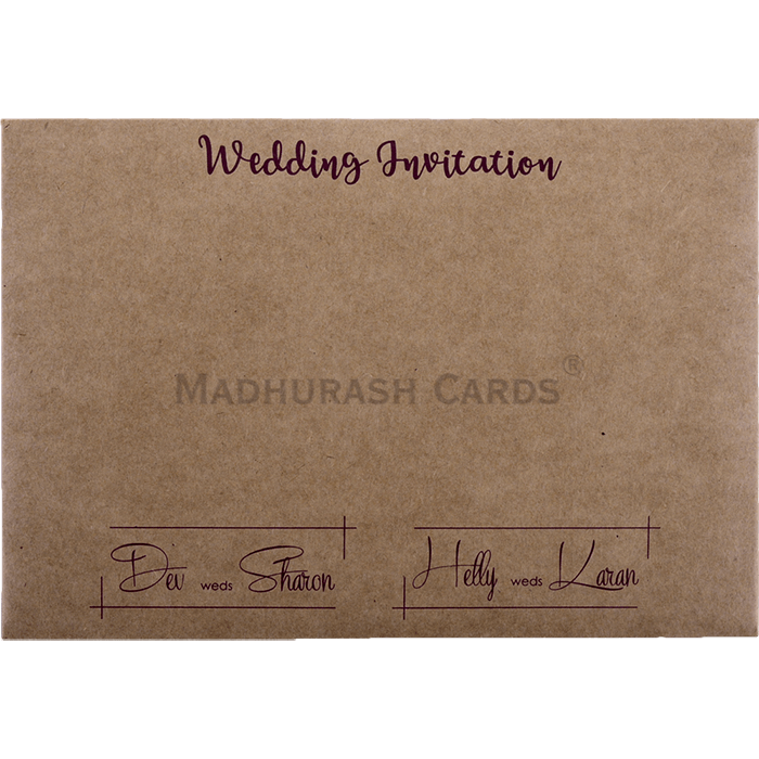Custom Wedding Cards - CZC-9423 - 3