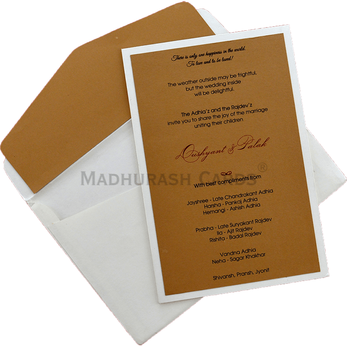 Custom Wedding Cards - CZC-9536 - 4