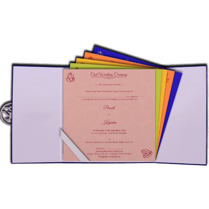 Custom Wedding Cards - CZC-9436 - 3