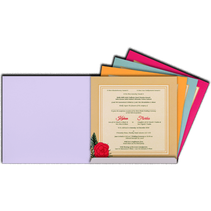 Custom Wedding Cards - CZC-8902 - 3