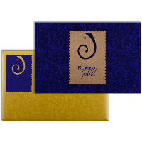 Fabric Wedding Cards - FWI-9026BG