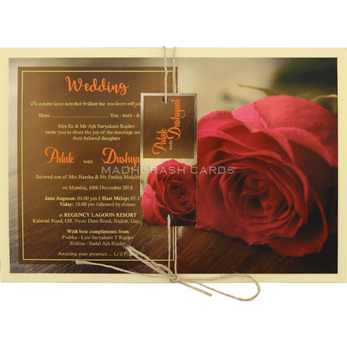 test Custom Wedding Cards - CZC-8953