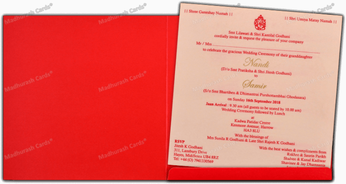 Custom Wedding Cards - CZC-8891 - 4