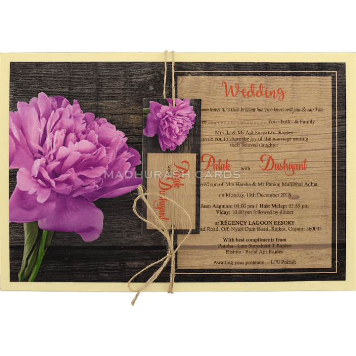 Custom Wedding Cards - CZC-8954 - 2