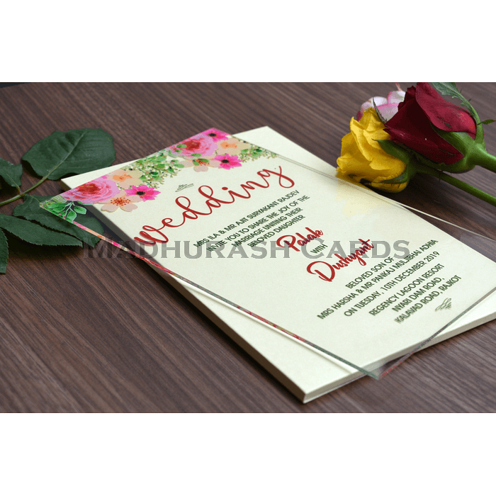 Acrylic Wedding Invites AWI-8864 