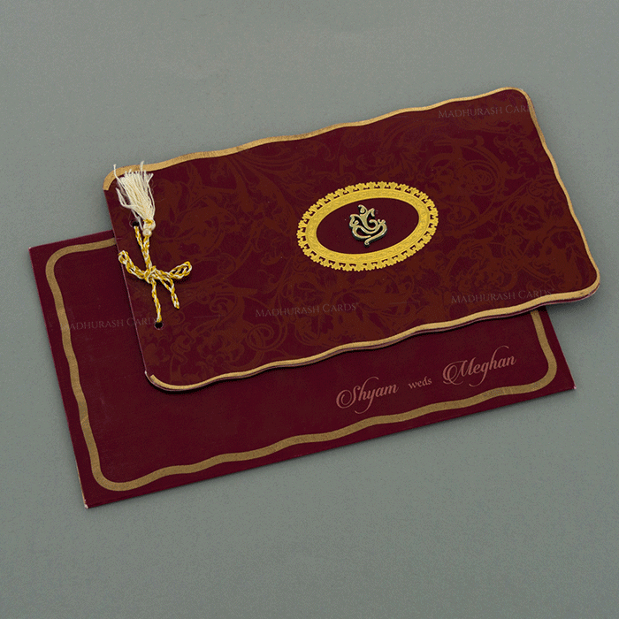 Designer Wedding Cards - DWC-17108 - 2