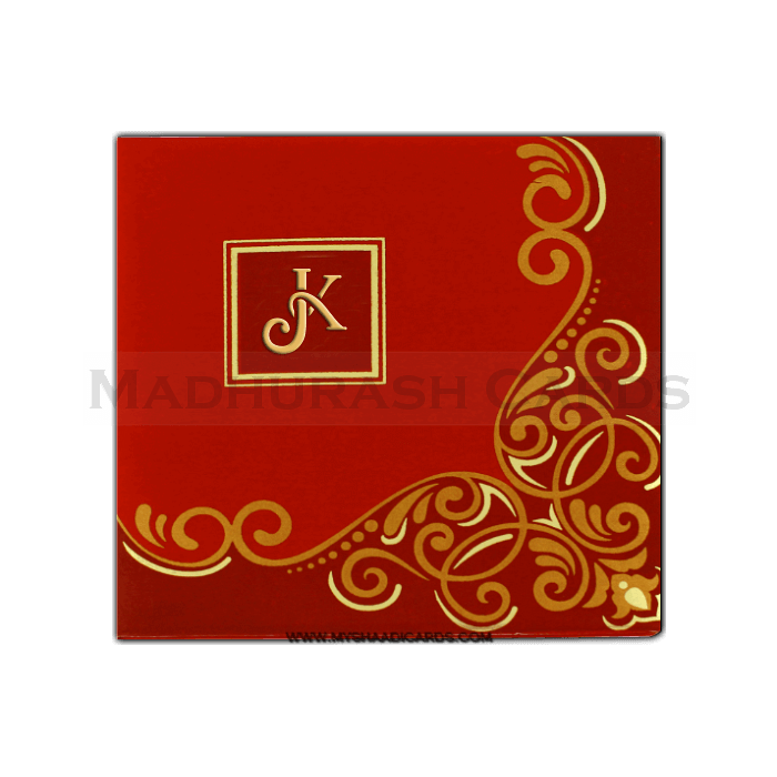 Designer Wedding Cards - DWC-7407I - 2