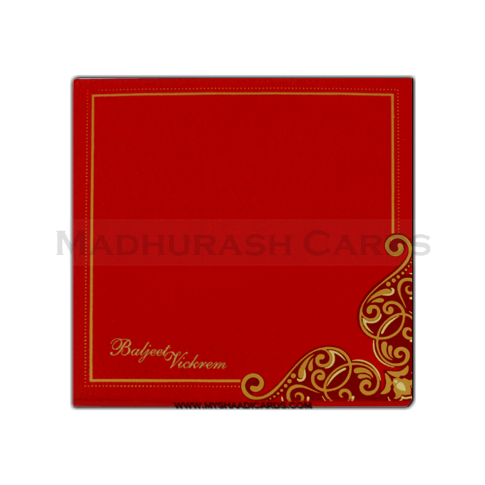 Designer Wedding Cards - DWC-7407I - 3