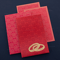 Fabric Wedding Cards - FWI-7014