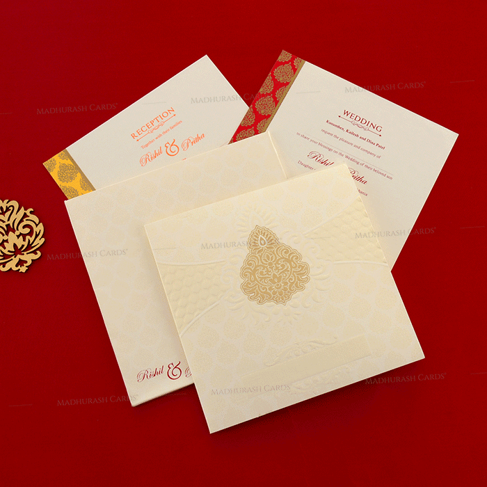 Hindu Wedding Cards - HWC-19150 - 4