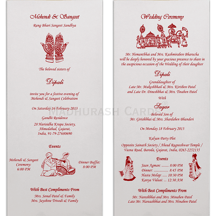 Christian Wedding Cards - CWI-19213 - 5
