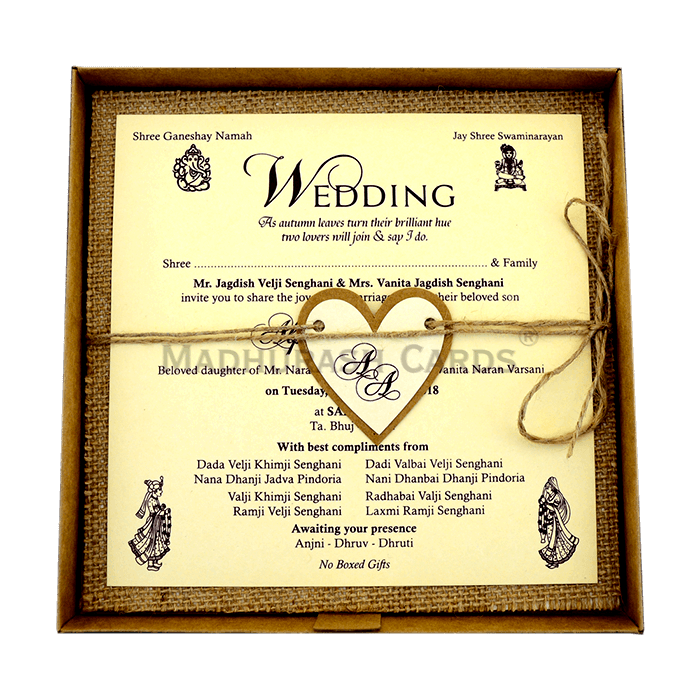 Custom Wedding Cards - CZC-9371 - 5