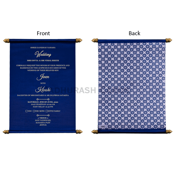 Hindu Wedding Cards - HWC-19059 - 5