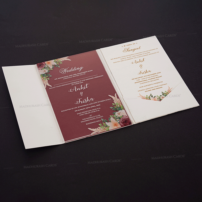 Acrylic Wedding Invites - AWI-9351 - 5