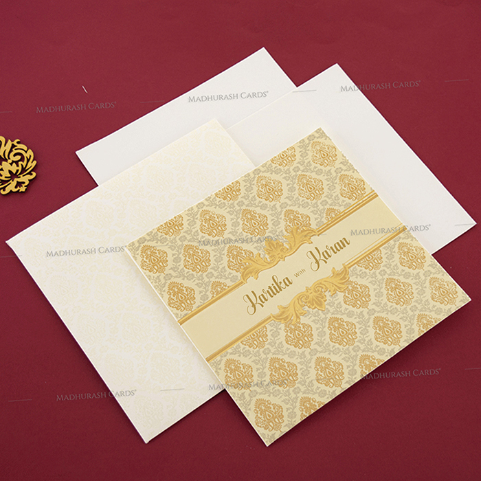 Muslim Wedding Cards - MWC-19153 - 2
