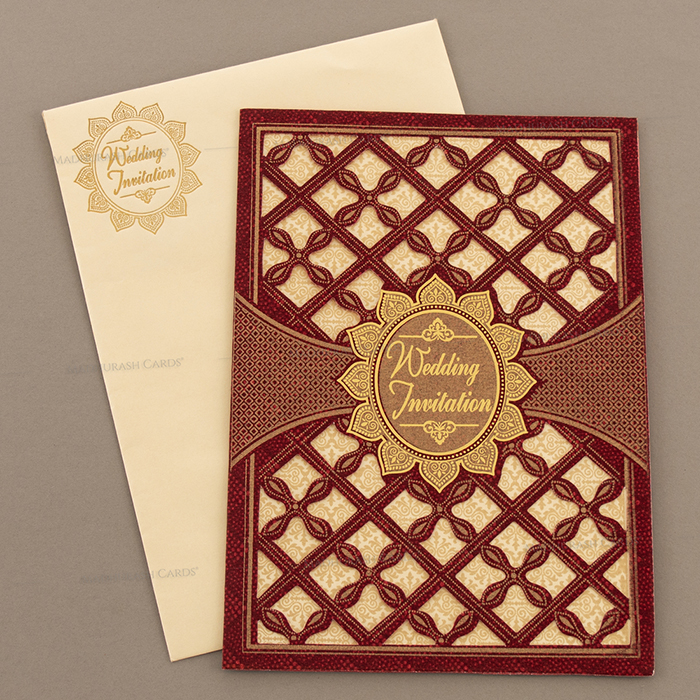 test Muslim Wedding Cards - MWC-19256