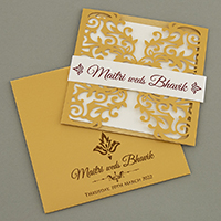 Fabulous Wedding Cards - FMC-MLV-446Gold