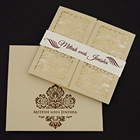 Fabulous Wedding Cards - FMC-MLV-453Cream
