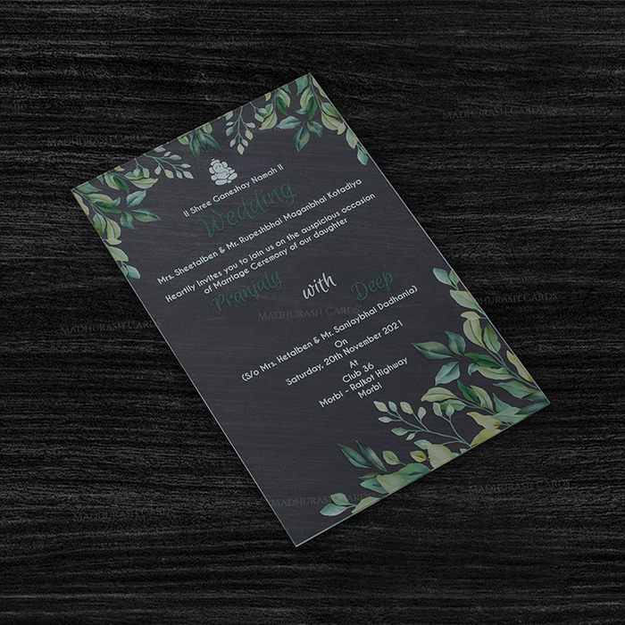 Custom Wedding Cards - CZC-9408 - 4