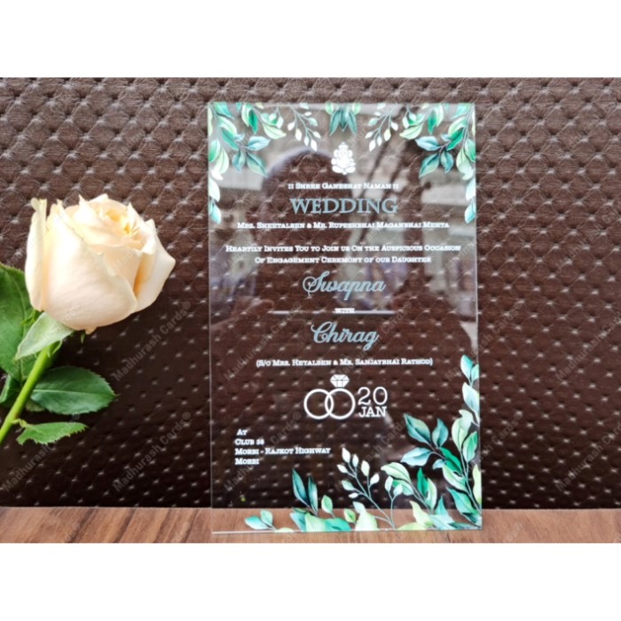 Acrylic Wedding Invites - AWI-8926 - 5