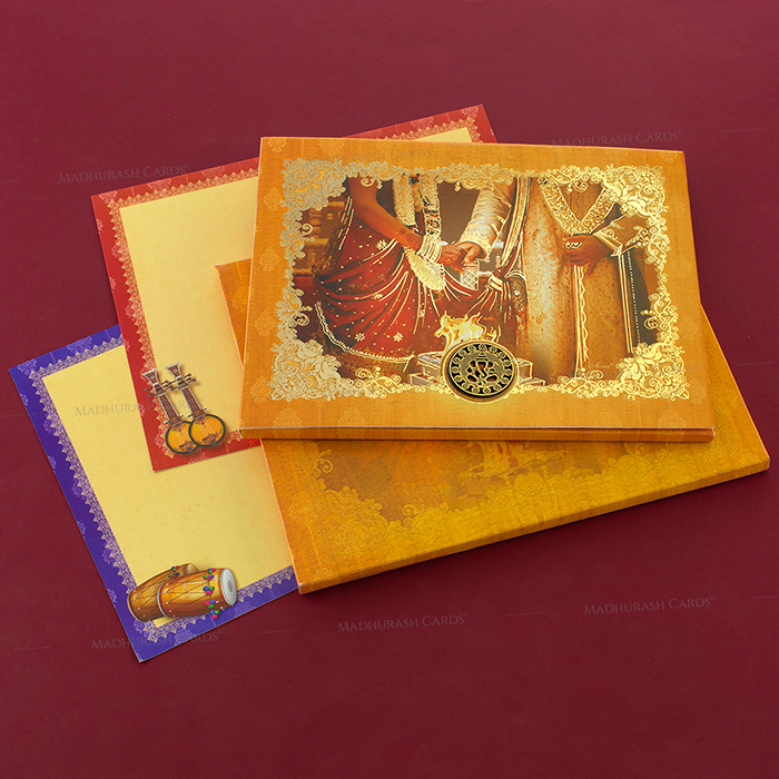 Hindu Wedding Cards - HWC-20061 - 4