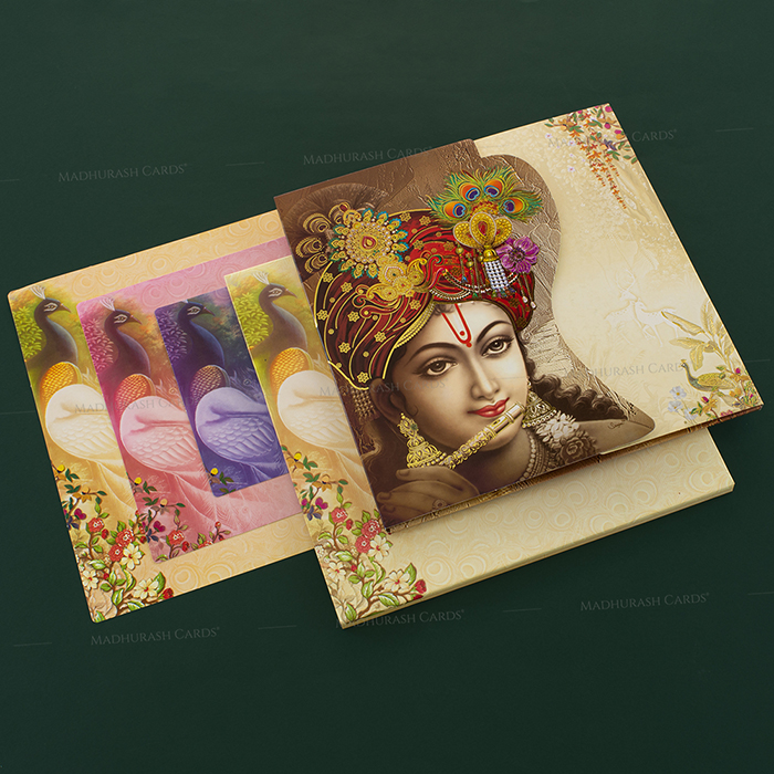 Hindu Wedding Cards - HWC-20055 - 4