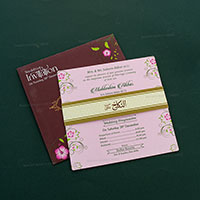 Muslim Wedding Cards - MWC-23509