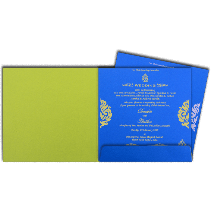 Sikh Wedding Cards - SWC-7498S - 3