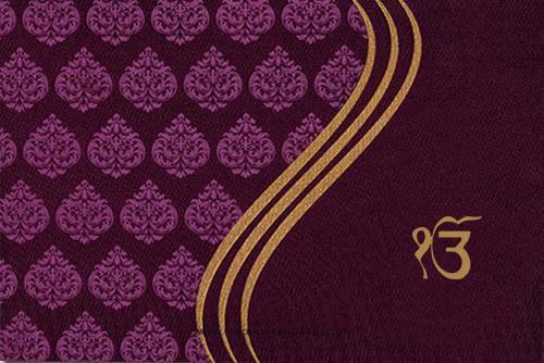 test Sikh Wedding Cards - SWC-9027VCS