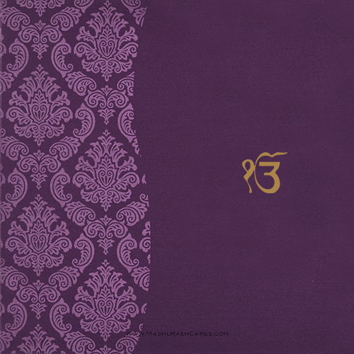 test Sikh Wedding Cards - SWC-9033VGS