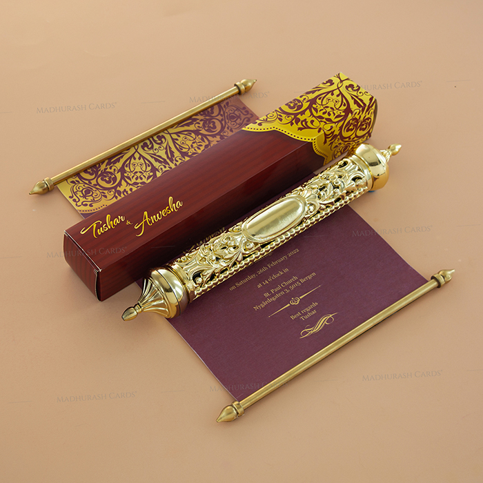 Royal Scroll Invitations - SC-6016 - 5