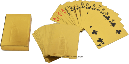 test  - CG-20_Golden playing cards_ Burj Al Arab