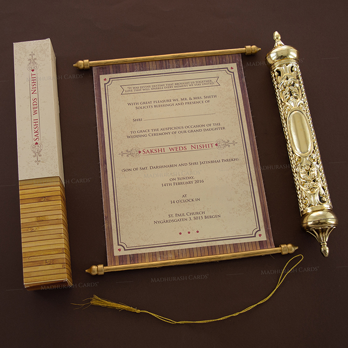 Royal Scroll Invitations - SC-6036 - 3