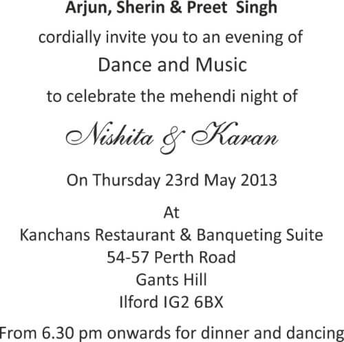 Sangeet | Mehndi Digital Invitation – Krafty Kaur